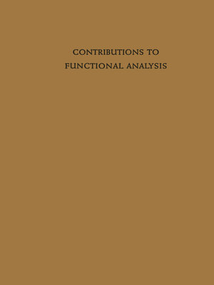 cover image of Contributions to Functional Analysis